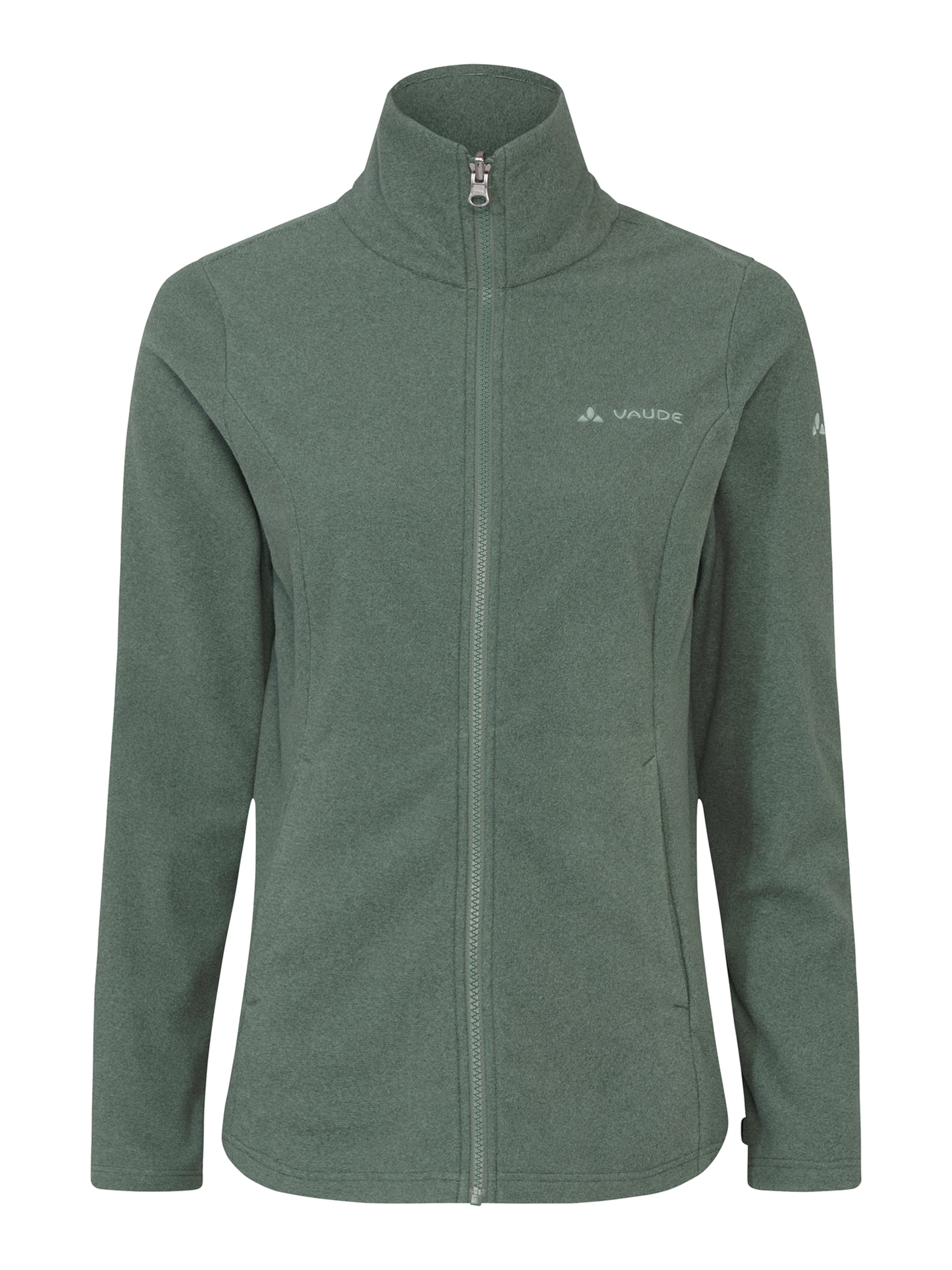 VAUDE Funktionsfleecejacke 'Tamor' in Grün: Vorderseite