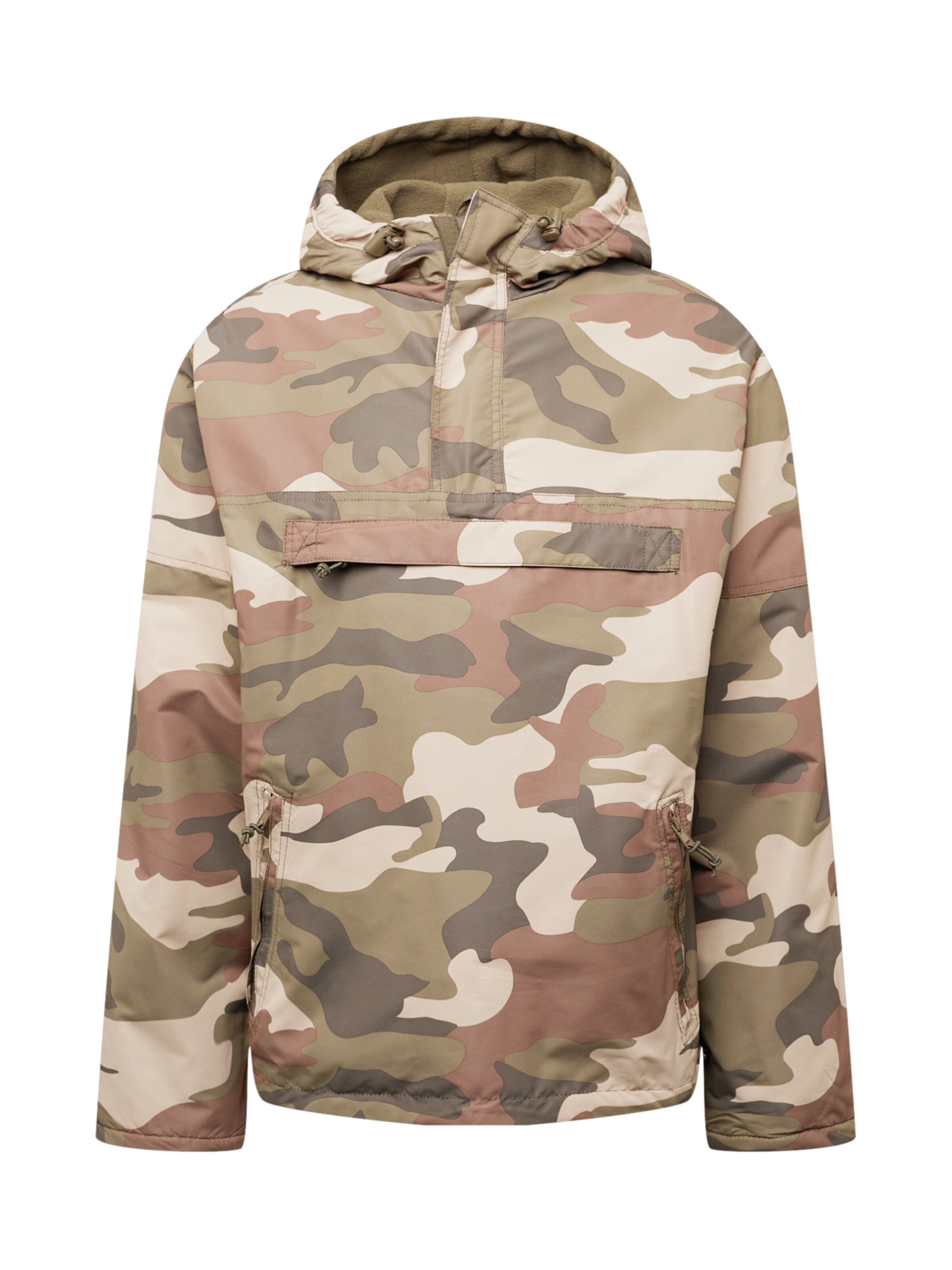 Brandit Between-season jacket in Green: front