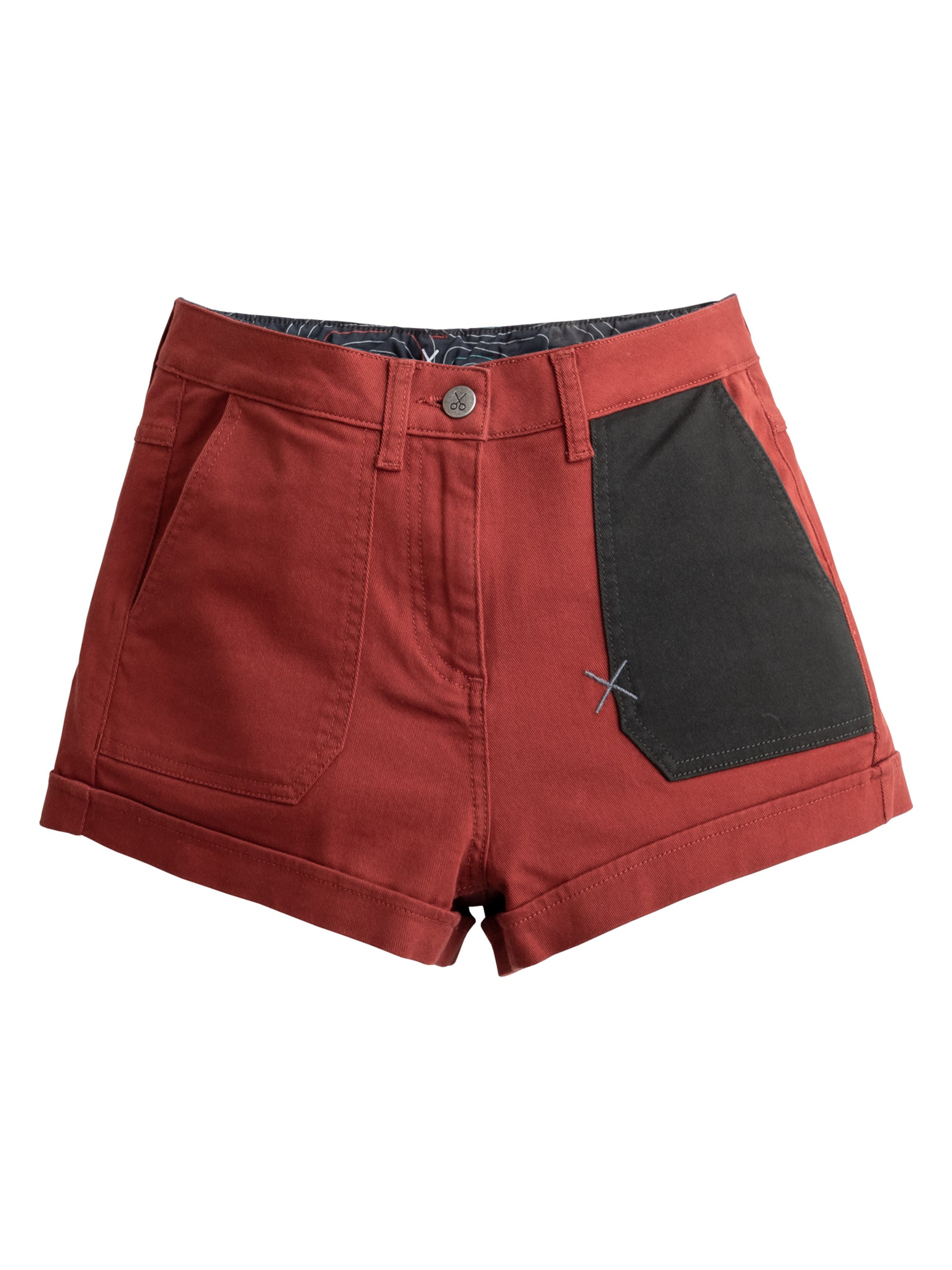 Kaft Slim fit Pants in Red: front