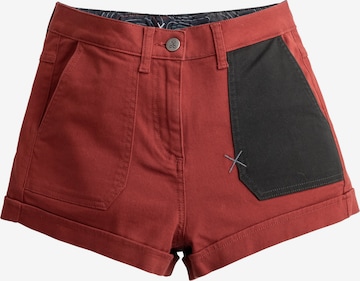 Pantalon Kaft en rouge : devant
