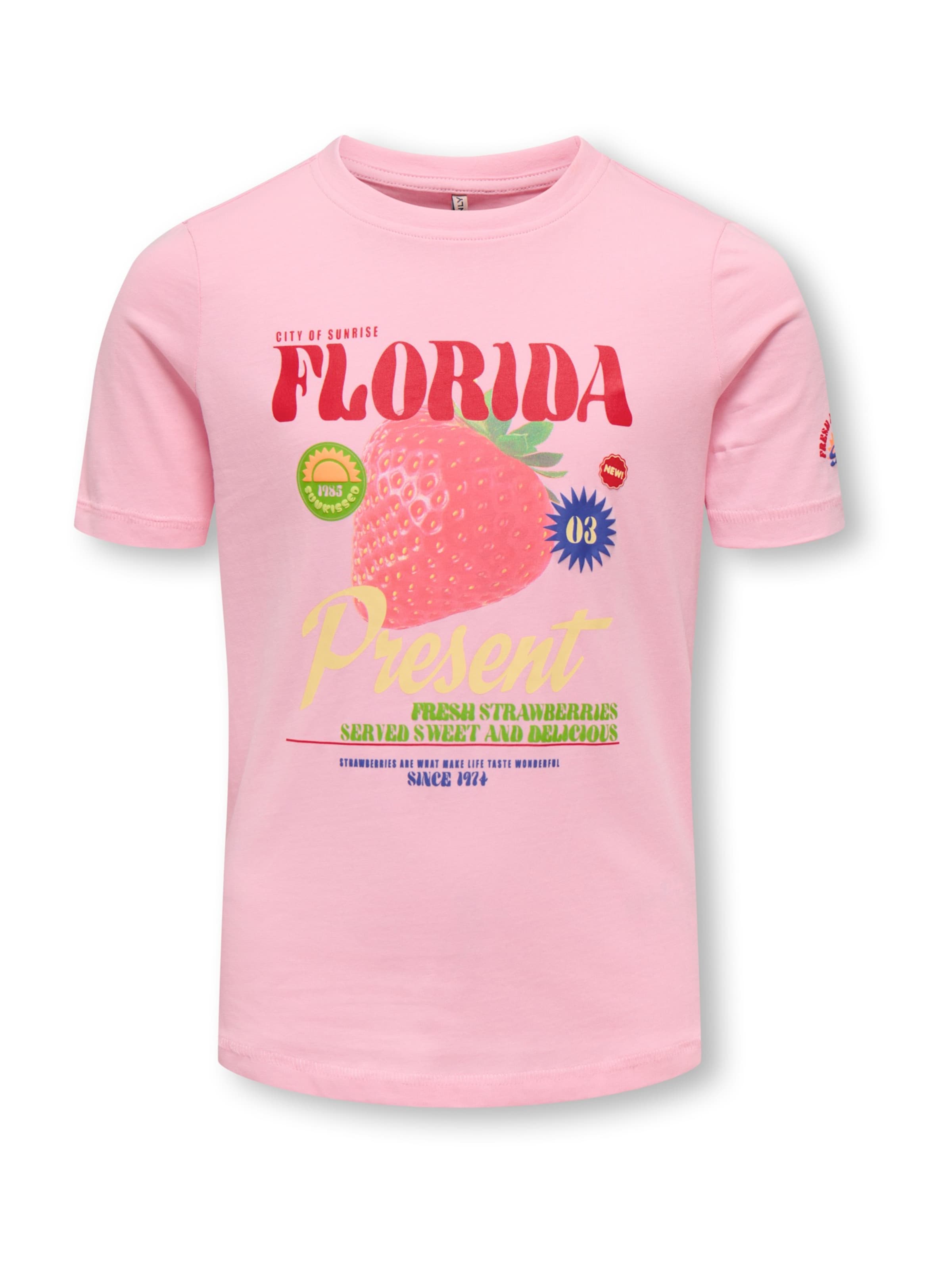 ONLY GIRLS Shirt 'KOGBOLETTE' in Pink: front