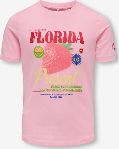 ONLY GIRLS Paita 'KOGBOLETTE' värissä vaaleankeltainen / vaaleanvihreä / roosa / vadelma, Tuotenäkymä