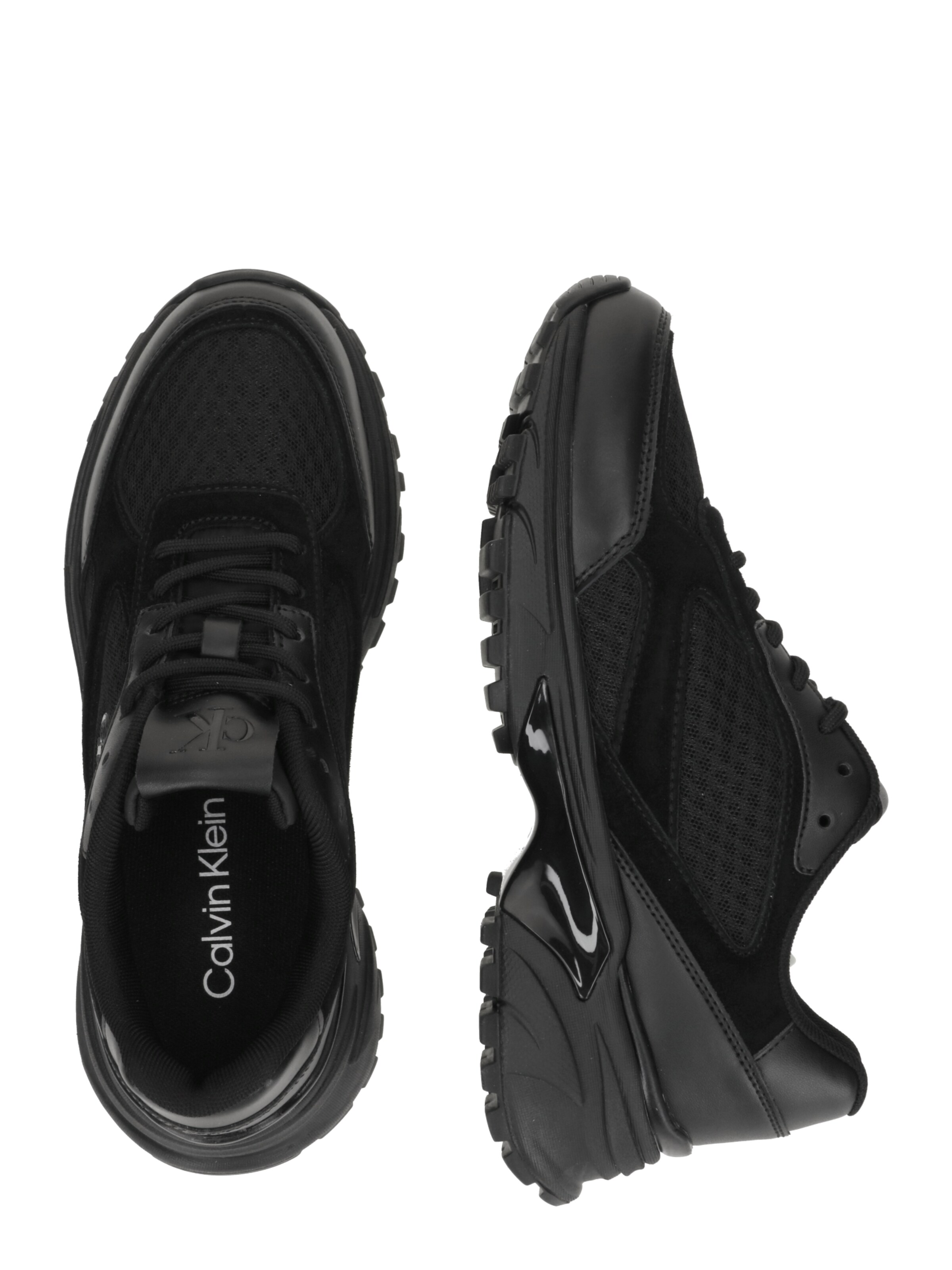 Baskets basses 'HIKE RUNNER' Calvin Klein en noir