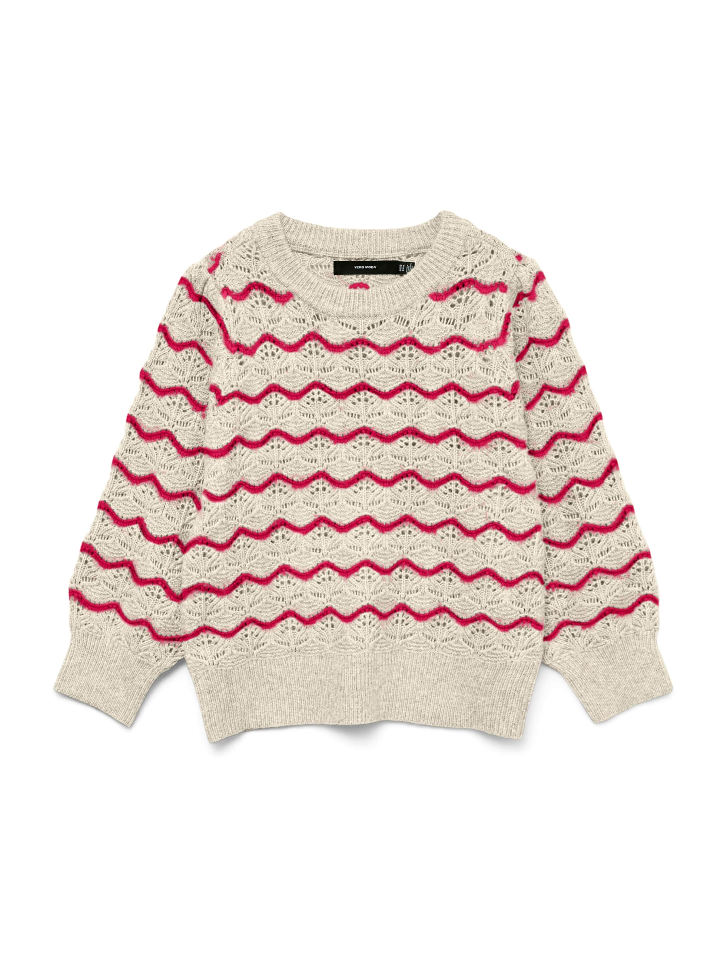 VERO MODA Pulóver 'VMLEONOR' - bézs: elől