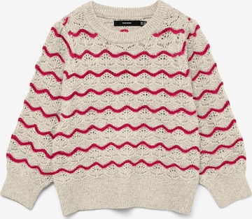 VERO MODA Pullover 'VMLEONOR' in Beige: Vorderseite