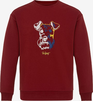Sweat-shirt Williot en rouge : devant