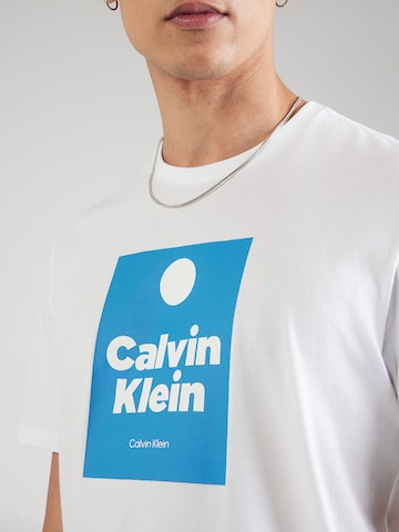 Calvin Klein Jeans Μπλουζάκι σε λευκό