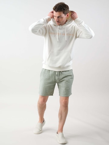 Sweat-shirt 'Benco' Deeluxe en blanc