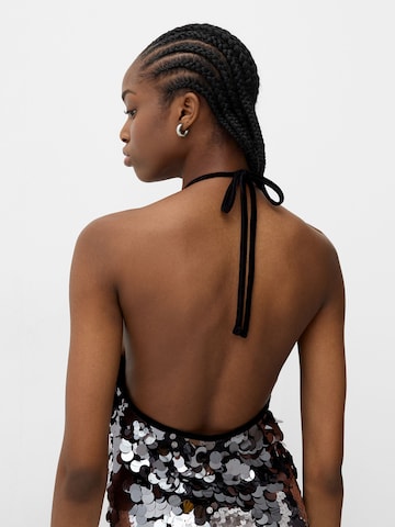 Bershka Cocktail dress in Silver