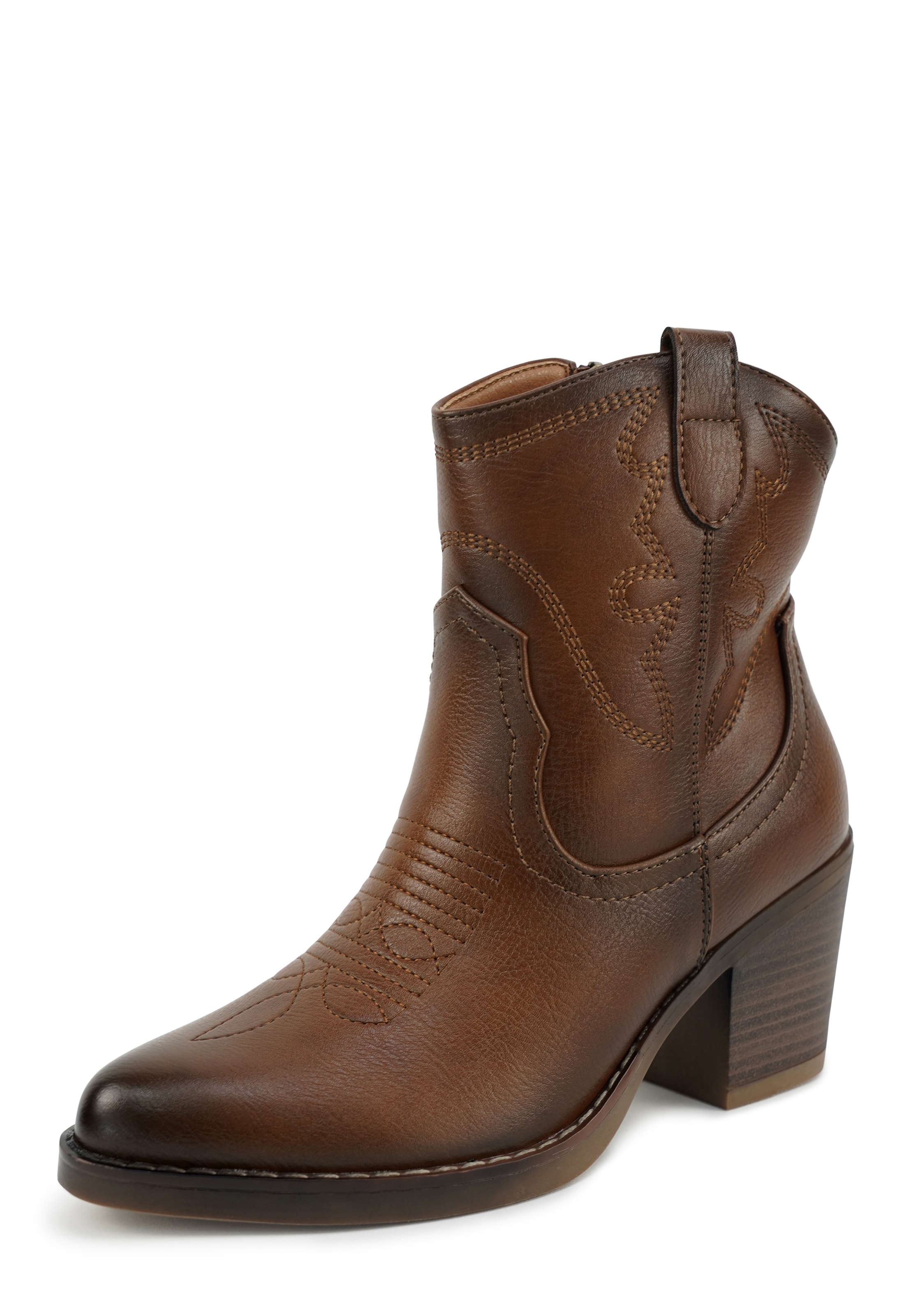 Findlay Cowboyboots 'SADIE' in Braun: Vorderseite