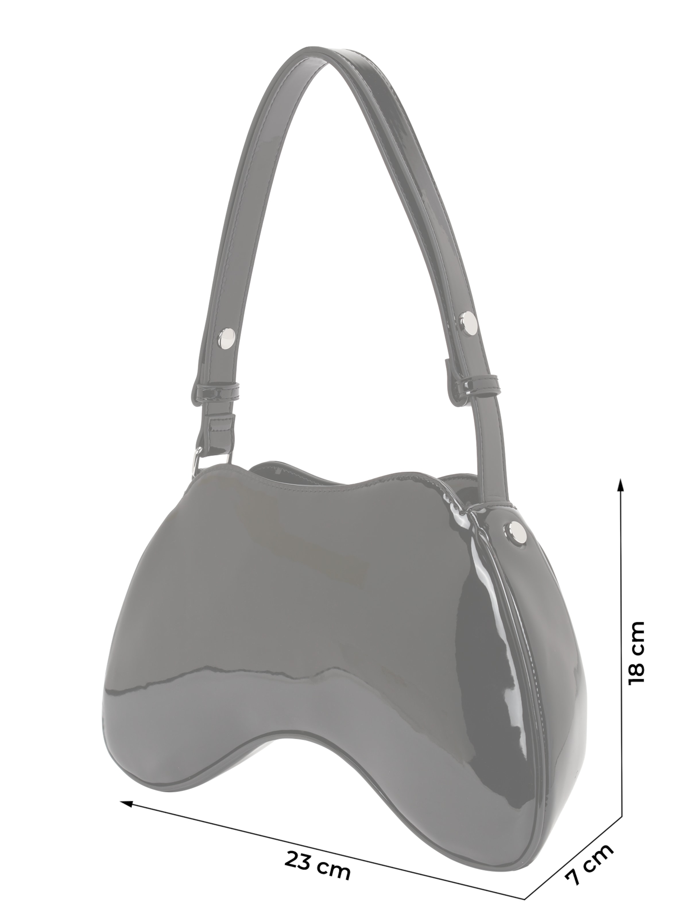 DIESEL Kabelka na rameno 'PLAY' - Čierna