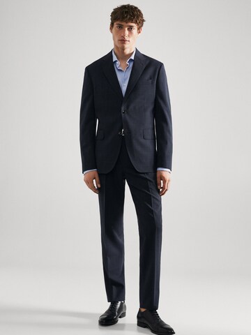 MANGO MAN Slim fit Ing 'Emeritol' - kék