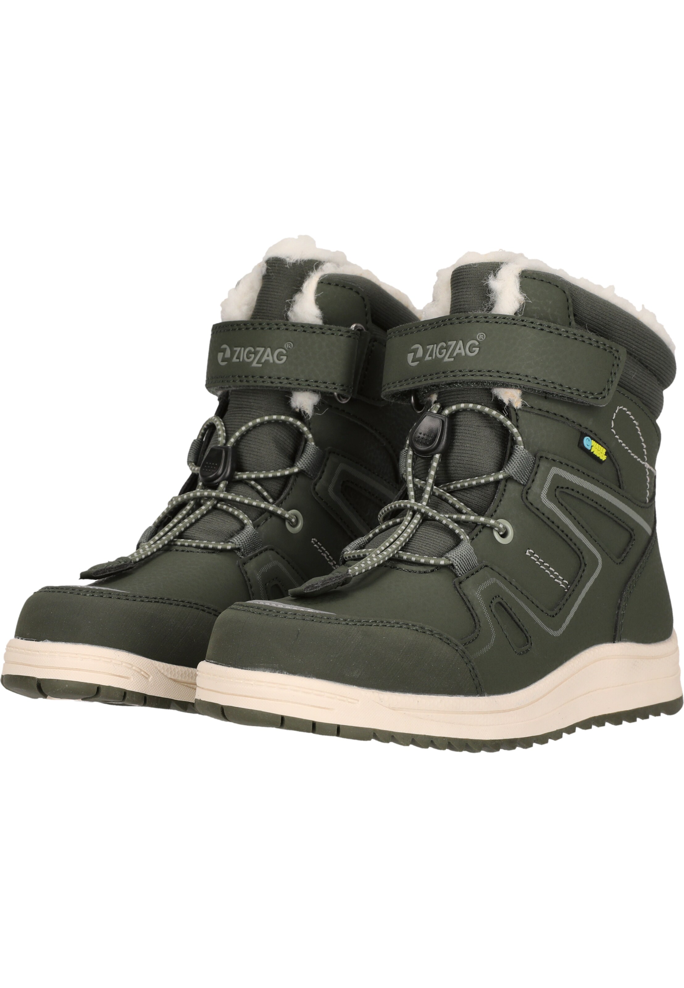 ZigZag Snow Boots 'Rincet' in Green