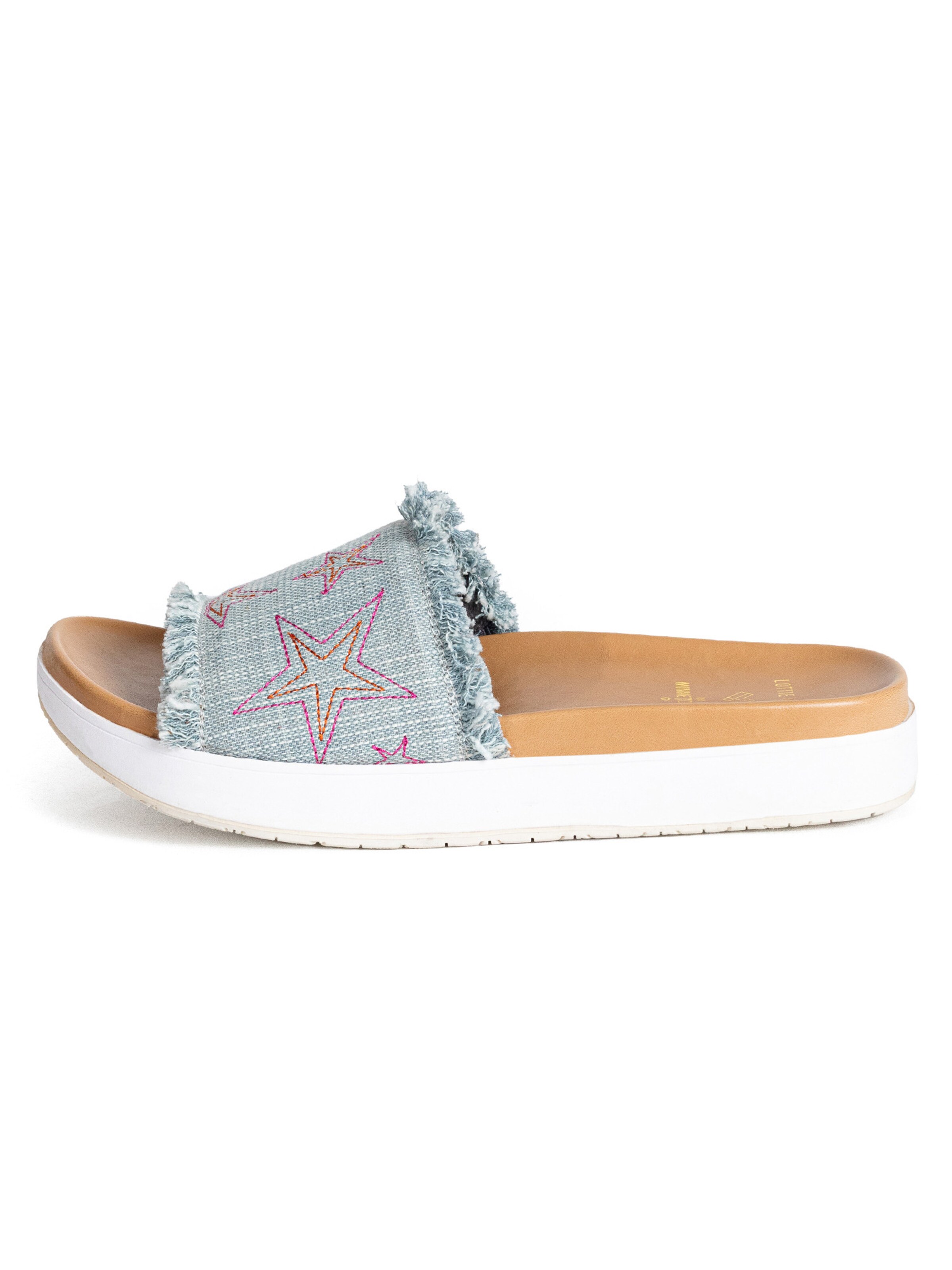 Minnetonka Papucs 'Abbey' - kék: elől