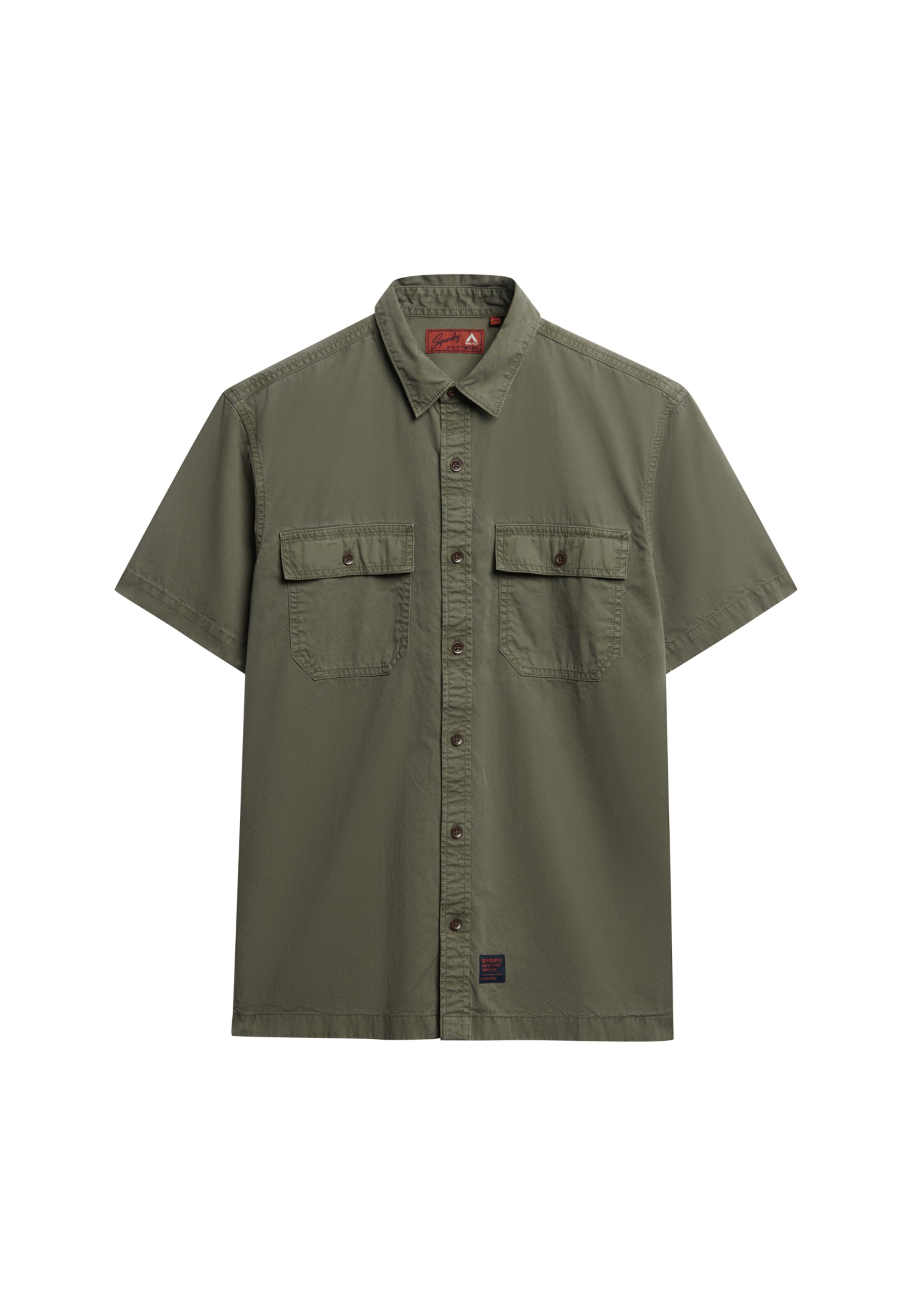 Superdry & Co Chemise en vert foncé, Vue avec produit