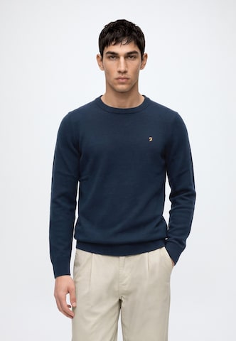 FARAH - Pullover 'MAIDSTONE' em azul: frente