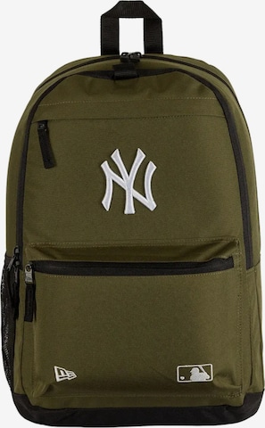 NEW ERA Rugzak 'New Era MLB New York Yankees Delaware Backpack' in Groen: voorkant
