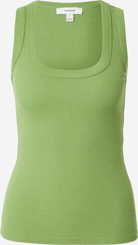 TOPSHOP Top 'HONEY' – zelená: přední strana