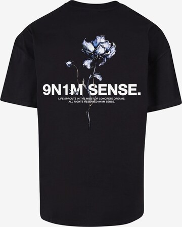 Maglietta 'Flower' di 9N1M SENSE in nero