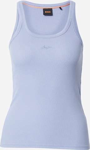 BOSS Top 'C_Epetite' in Blau: Vorderseite