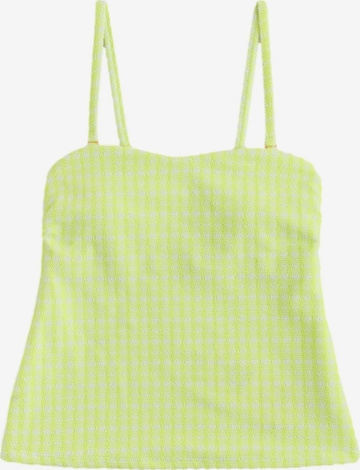 Next Bustier Tankinitoppi värissä vihreä: etupuoli