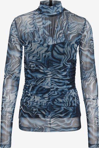 Gestuz Blouse 'Ewa' in Blauw: voorkant