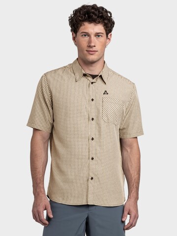 Schöffel Regular Fit Hemd 'CIRC' in Schwarz: Vorderseite