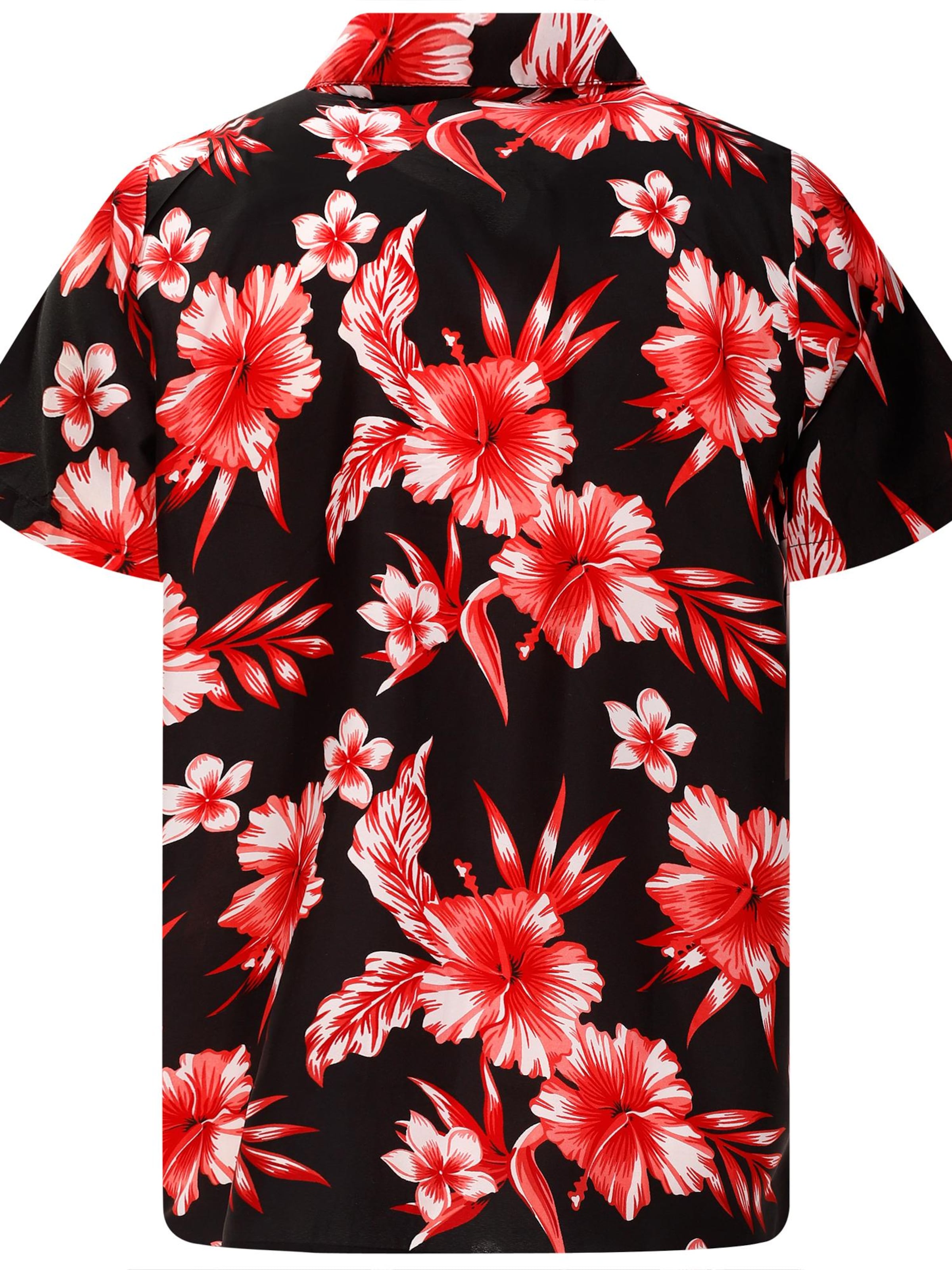 Maglietta 'Mono Flowers' di King Kameha in rosso