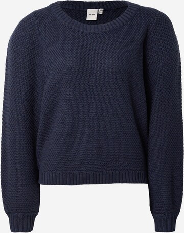 Pull-over ICHI en bleu : devant