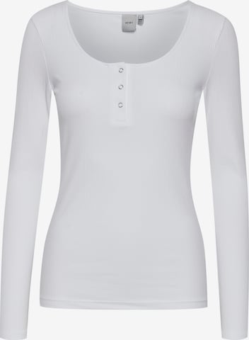 ICHI Sweatshirt 'IHSUPER LS' in White: front