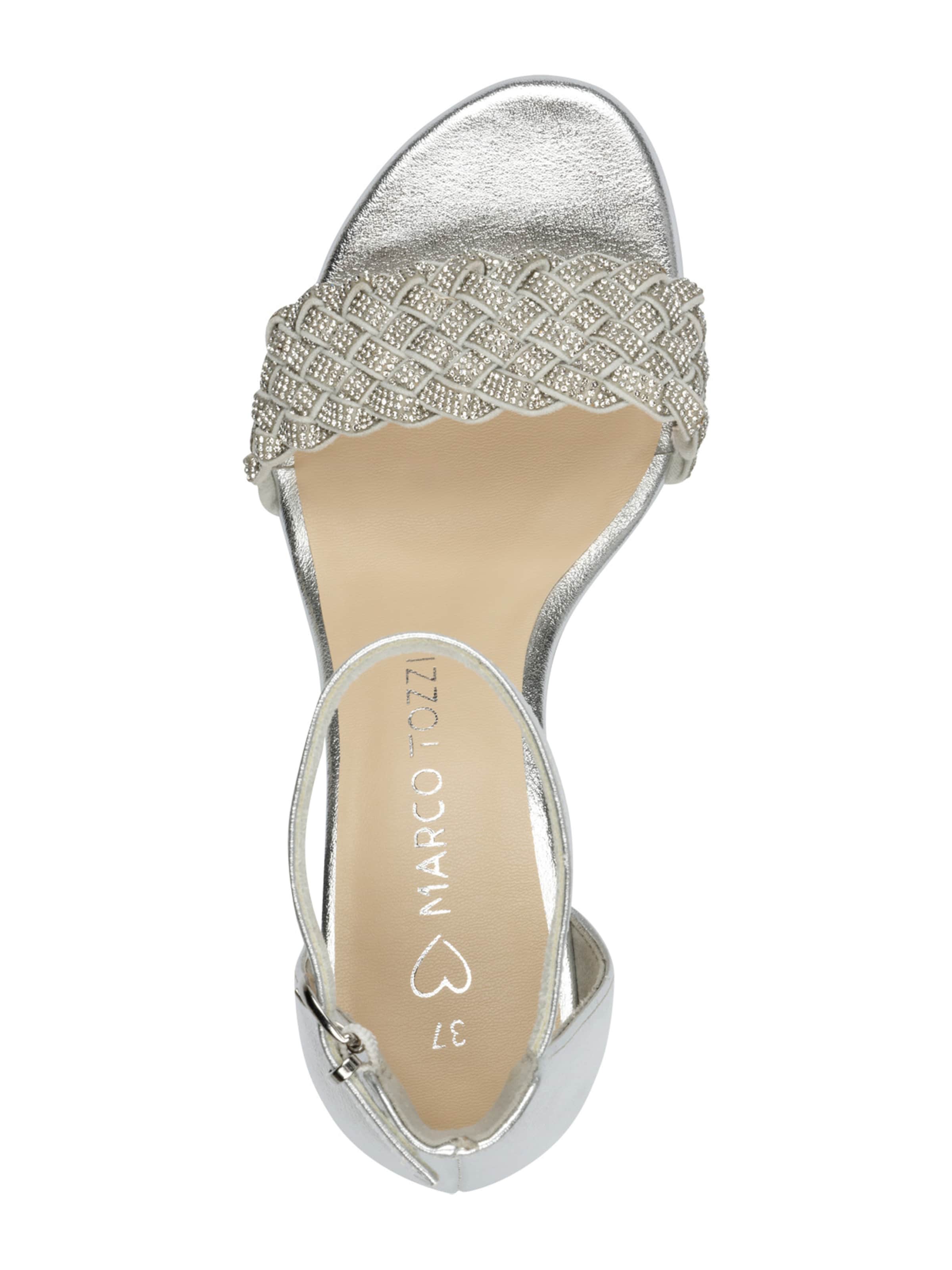 MARCO TOZZI Sandale in Silber