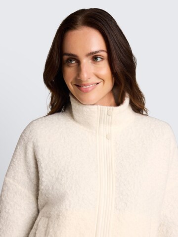 TOM TAILOR Sweatjacke in Weiß