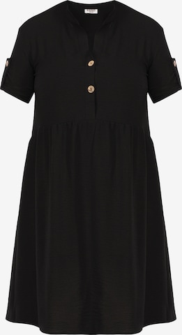 Karko Shirt Dress ' DALIA ' in Black: front