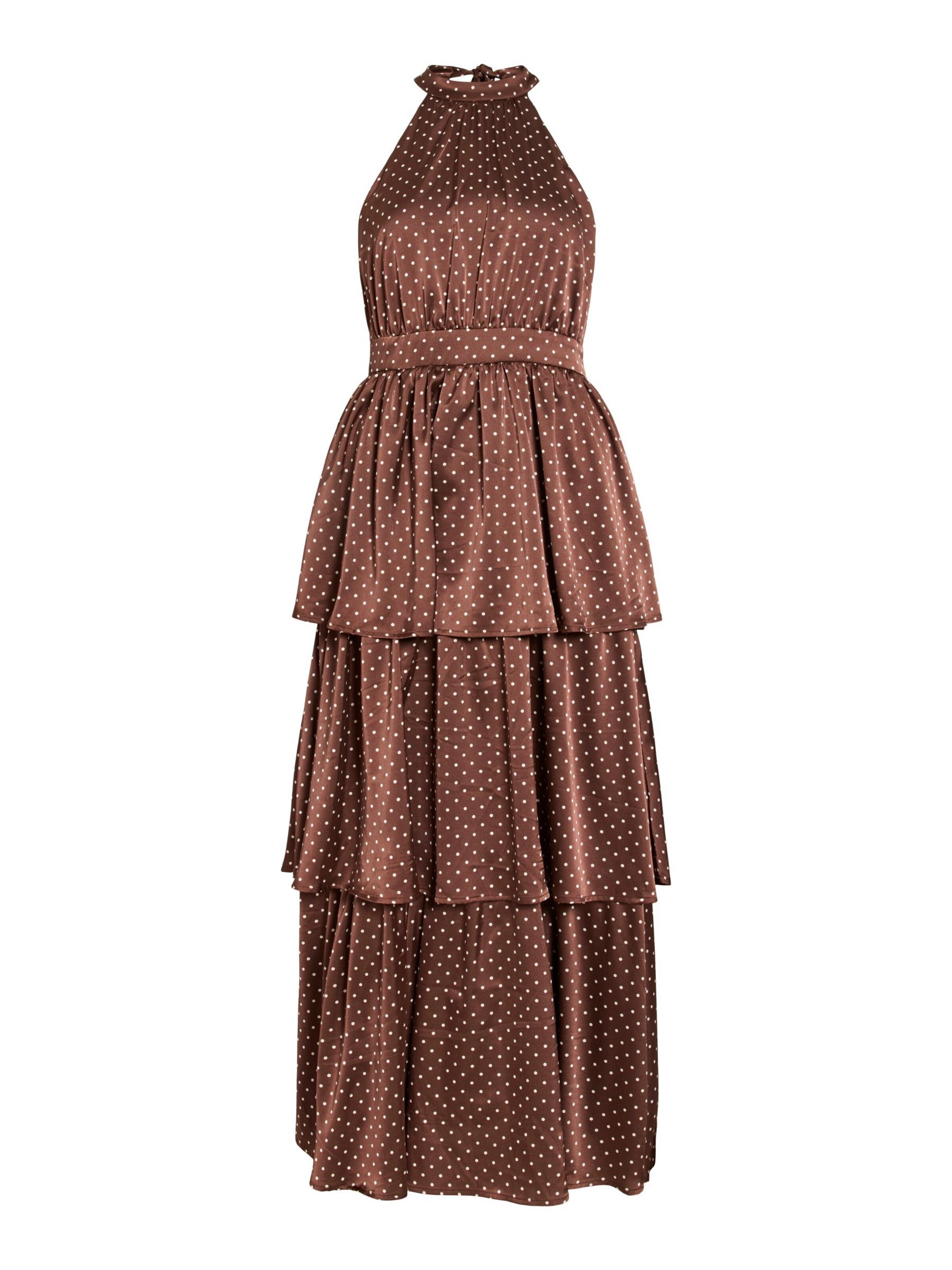 VILA Vestido 'VIKimmie' en crema / marrón, Vista del producto