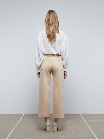 Scalpers Wide Leg Jeans in Beige