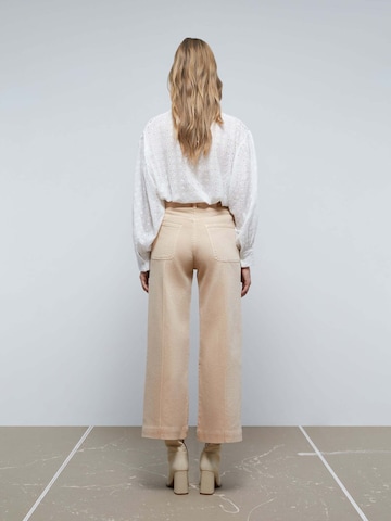 Wide Leg Jean Scalpers en beige