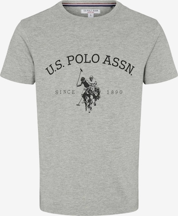 U.S. POLO ASSN. Shirt 'Archibald' in Grijs: voorkant