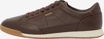 BOSS Sneaker low 'Nitan' i brun: forside