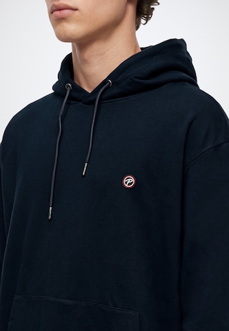 Sweat-shirt Petrol Industries en bleu : devant