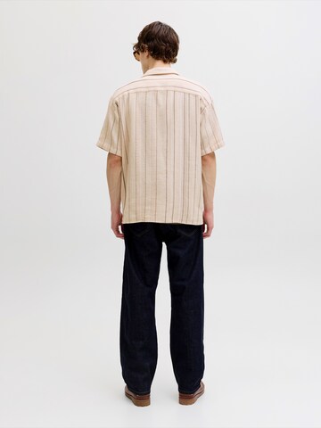 Fit confort Chemise 'JJEBRADLEY' JACK & JONES en beige