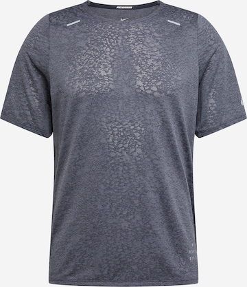 NIKE - Camiseta funcional 'Rise 365 Run Division' en gris: frente