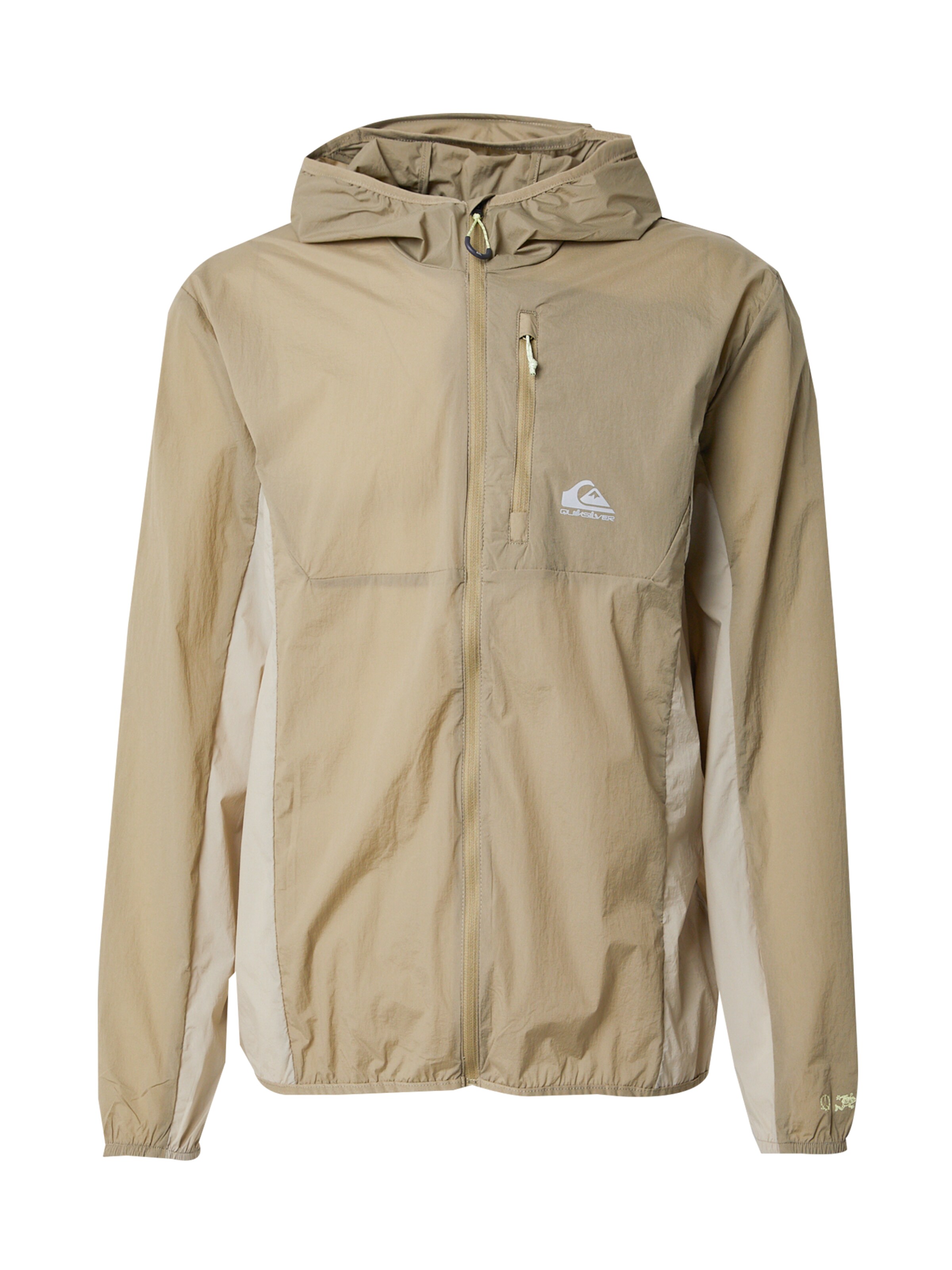 QUIKSILVER - Casaco outdoor 'Last Mile' em verde: frente