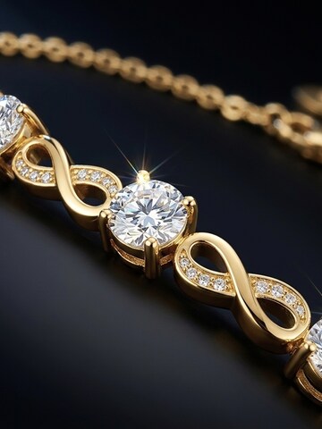 Bracelet 'INFINITY 14K GOLD' UNIQAL en or