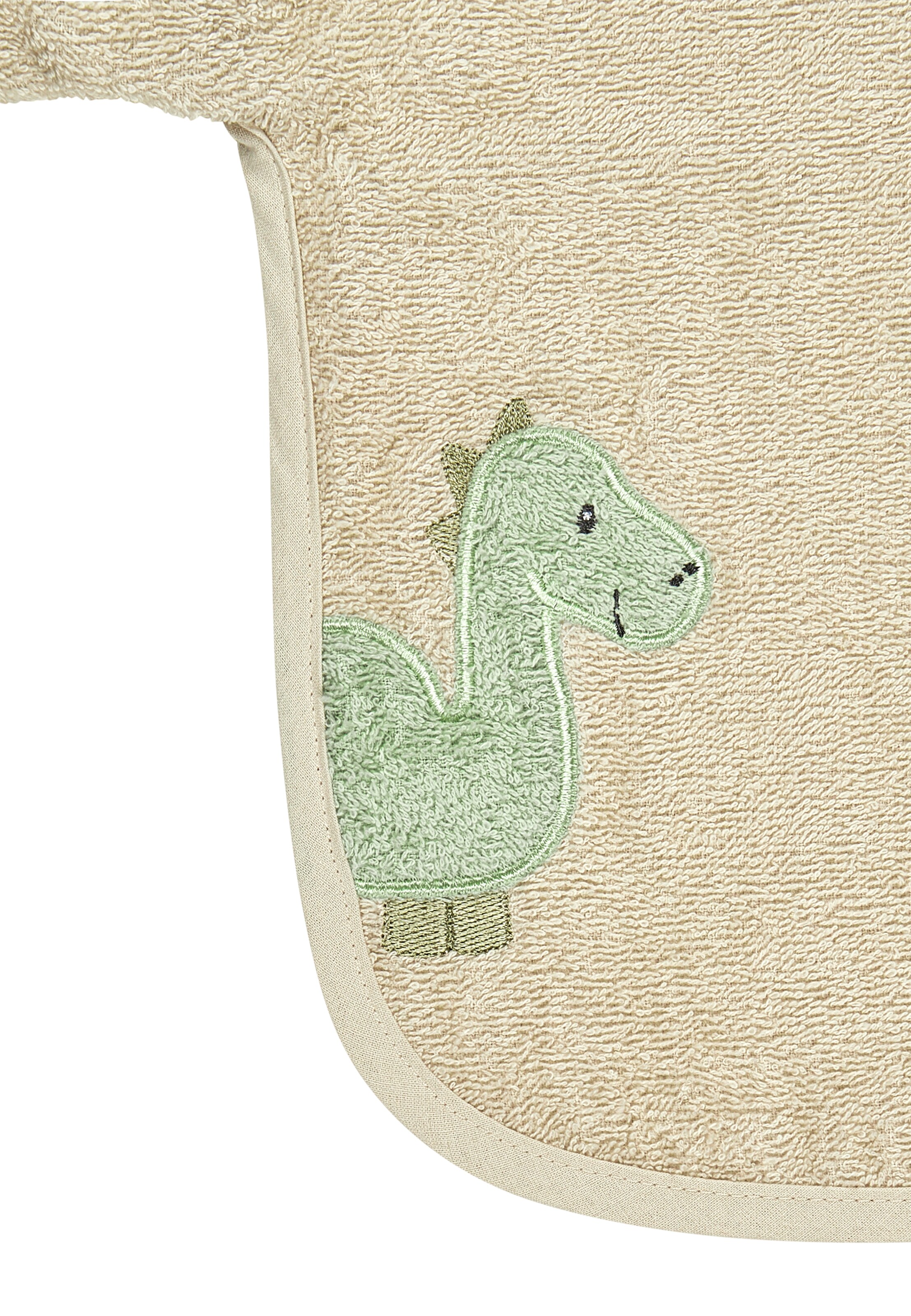 STERNTALER Bib 'DINO Rexi' in Brown