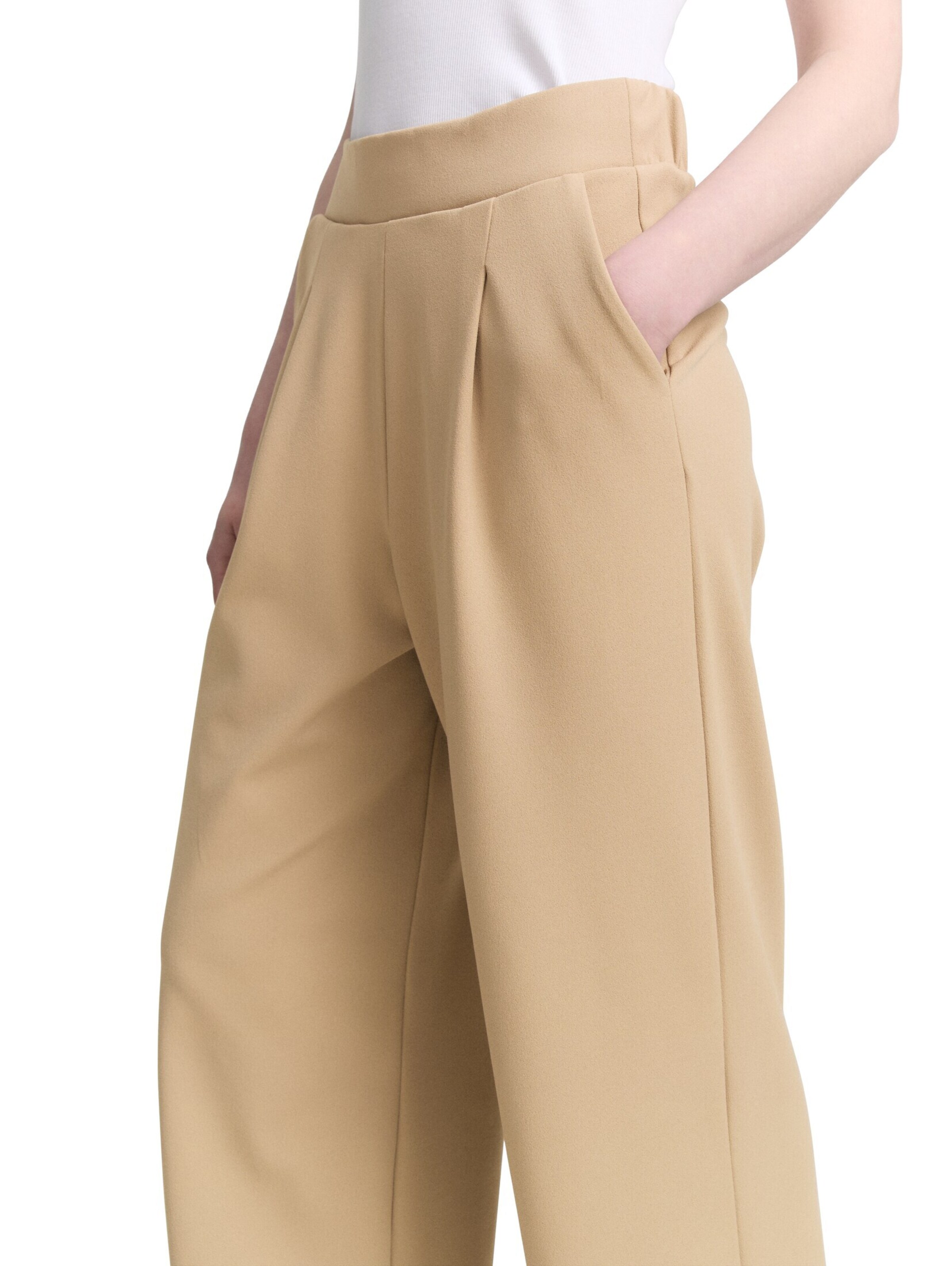 TOM TAILOR DENIM Wide Leg Hose in Braun