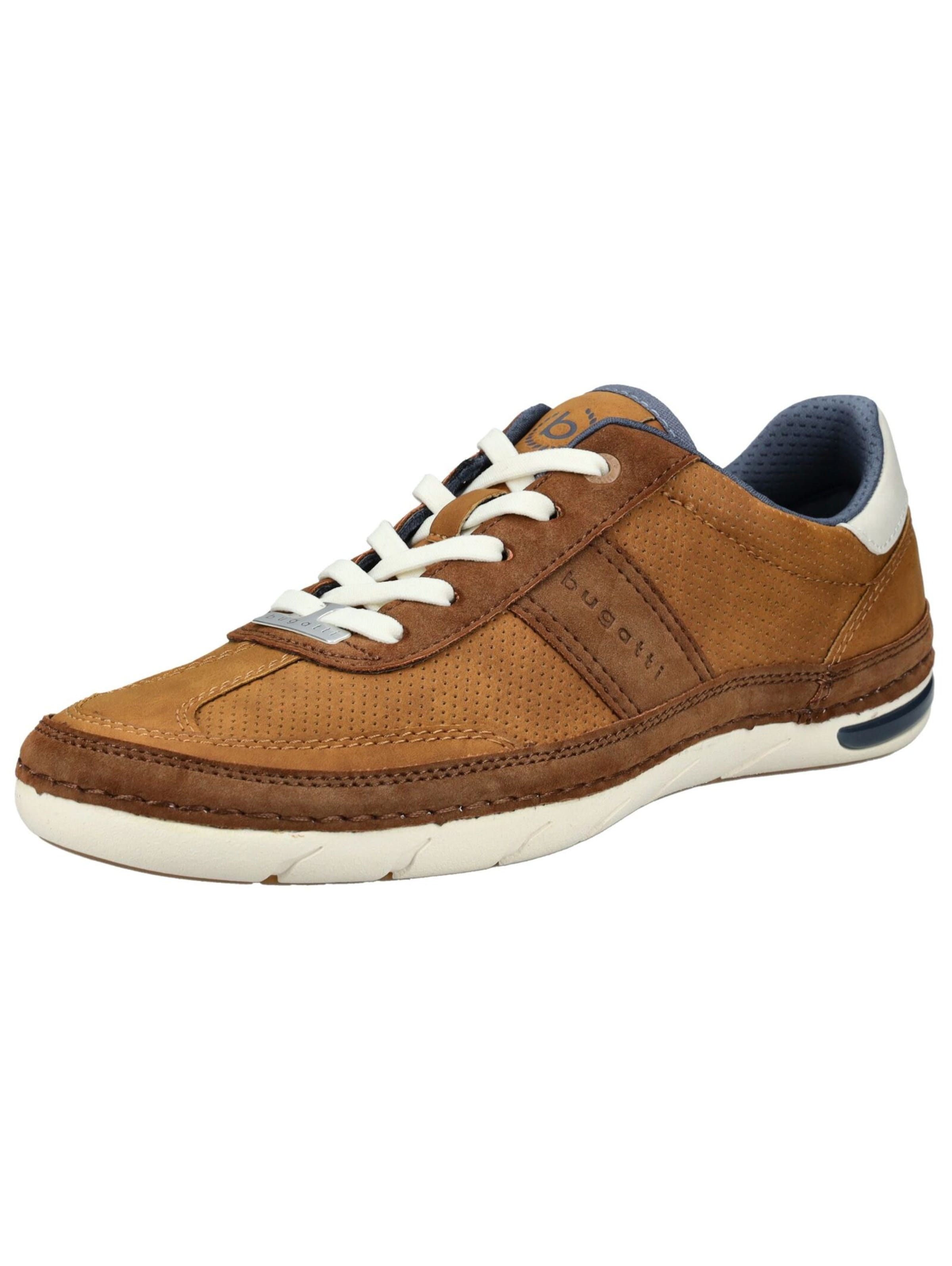 bugatti Platform trainers in Brown: front