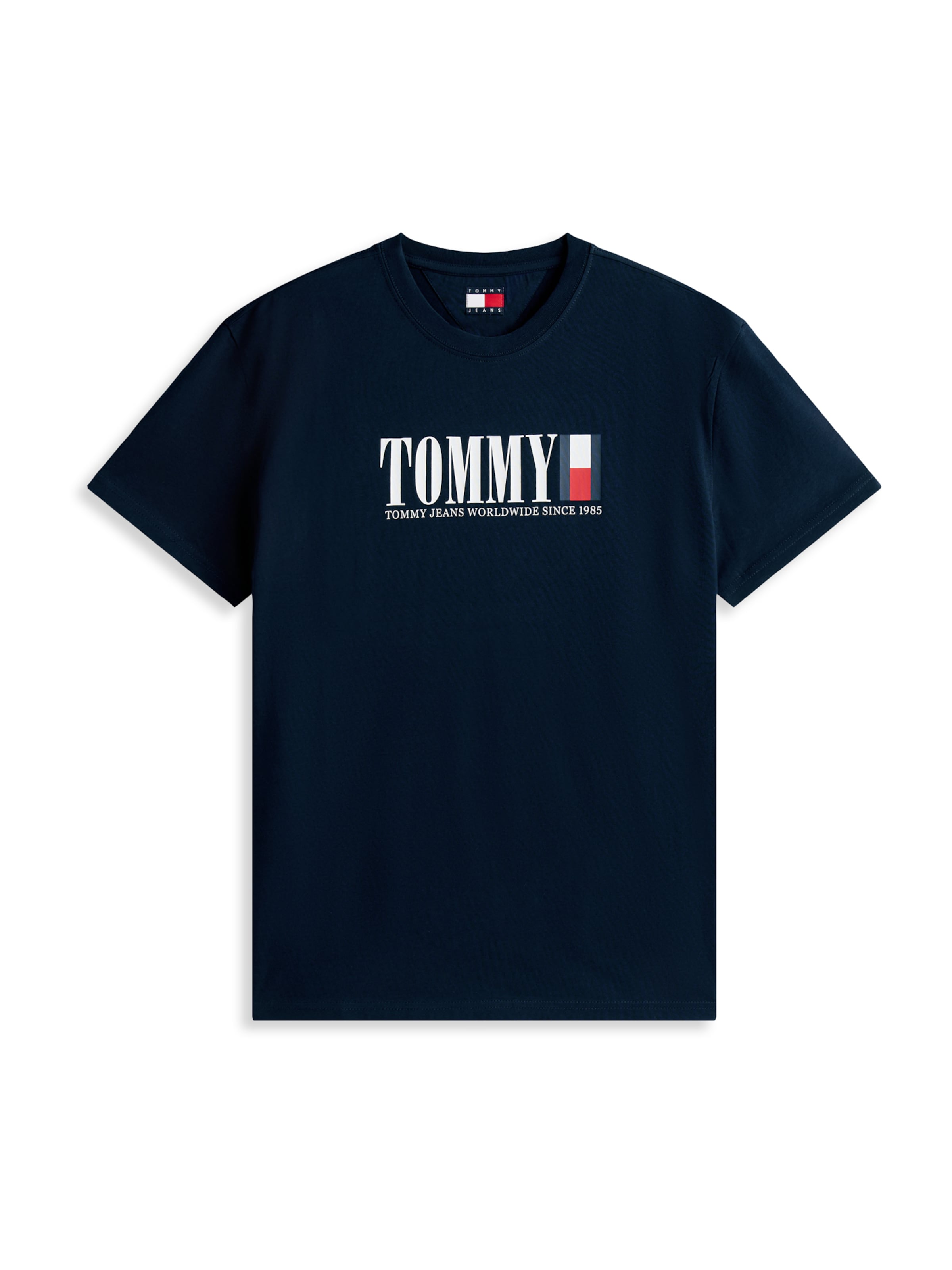 Tommy Jeans - Camiseta en azul: frente