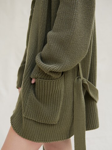 A LOT LESS Knit Cardigan 'Greta' in Green