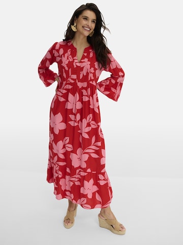 bonprix Zomerjurk in Rood: voorkant