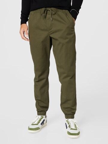 GAP Tapered Broek in Groen: voorkant